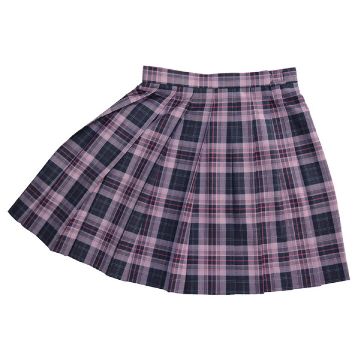 楽天市場】【在庫処分品】冬制服スカート【濃紺×ピンクチェック 