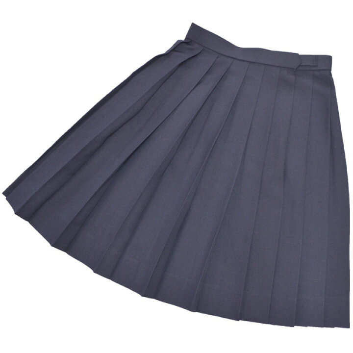 楽天市場】【SALE】冬制服スカート【紺無地 20本車ひだ 