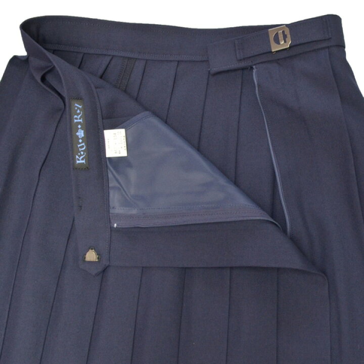 楽天市場】冬制服スカート【紺無地 24本車ひだ】ウエスト60・63・66 
