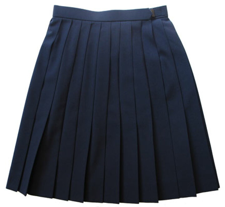 冬紺色プリーツスカート（本格的）90cm丈超ロング丈セーラー服 