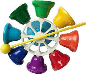 ミュージックおもちゃ 音楽おもちゃ 楽器おもちゃ 子供用ミュージックベル 8音色 打楽器 マレット おもちゃ ハンドベル