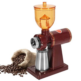 コーヒーミル 美味しい珈琲を簡単に 電動コーヒーミル 粒の細かさ8段調節 1回250gを 静電気飛散防止設計 家庭用