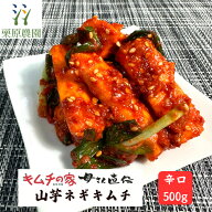 【数量限定 発送日限定】 山芋ネギキムチ 辛口 500g キムチの家 母さん直伝