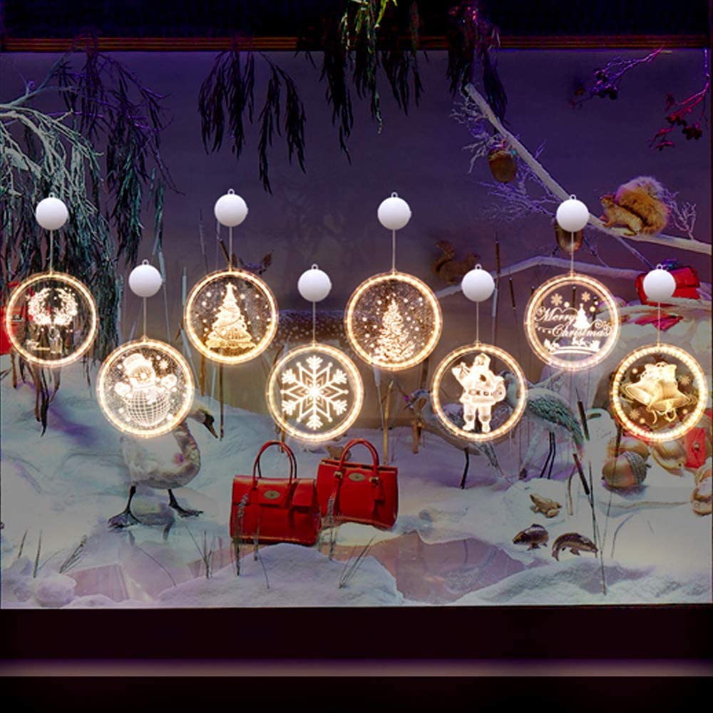 送料無料 カーテンライト ウォームホワイト 暖色 3D LED イルミネーションライト 21cm クリスマス飾り 吊り下げ 防水 ハンギングライト 通常便なら送料無料 玄関ドア飾り ストリングライト 壁飾り 屋外 屋内 電池式 大規模セール