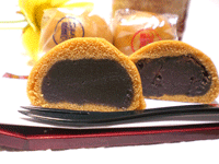 いでゆ饅頭20個入れ黒砂糖入りの温泉饅頭こしあん・粒あん詰め合わせ【楽ギフ_のし宛書】【伊豆柏屋、伊豆、お土産、特産、名産、和スイーツ、ギフト】
