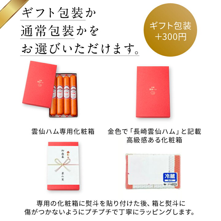 楽天市場】【YouTubeやTVで話題！高評価☆4.5】 長崎雲仙ハム 300g  