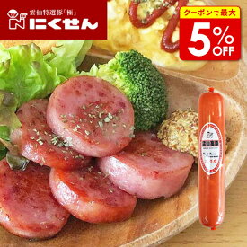 【店内最大50％OFF＋ポイント40倍】 ポークオニオンソーセージ 350g にくせん ハム ソーセージ ボロニアソーセージ