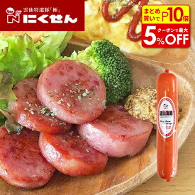 【店内最大50％OFF＋ポイント45倍】ポークオニオンソーセージ 350g にくせん ハム ソーセージ ボロニアソーセージ
