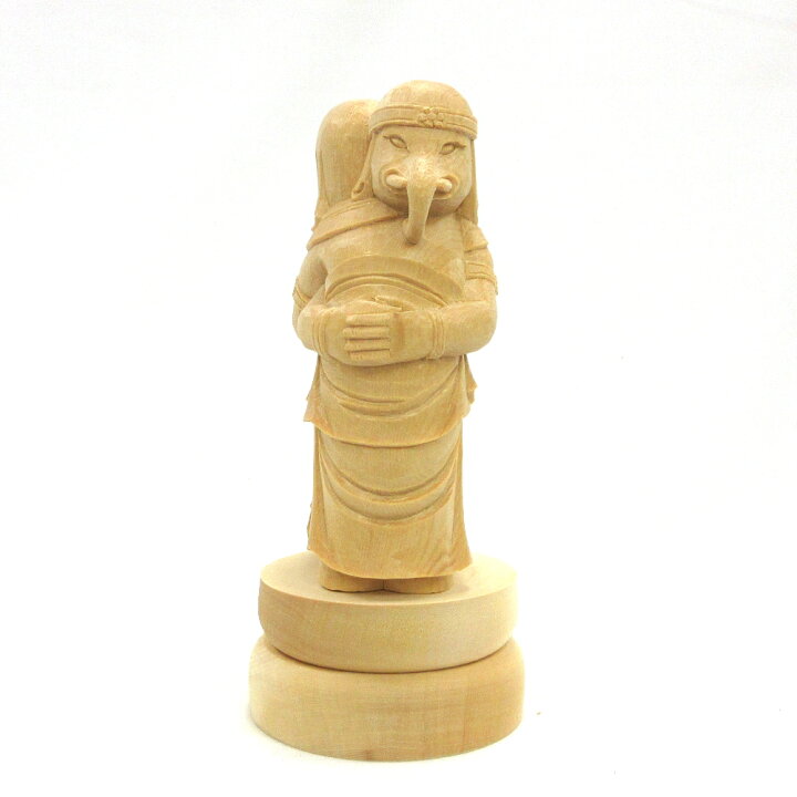 楽天市場】仏像 歓喜天/聖天 双身 立像 総高20cm 桧木 ガネーシャ 像 