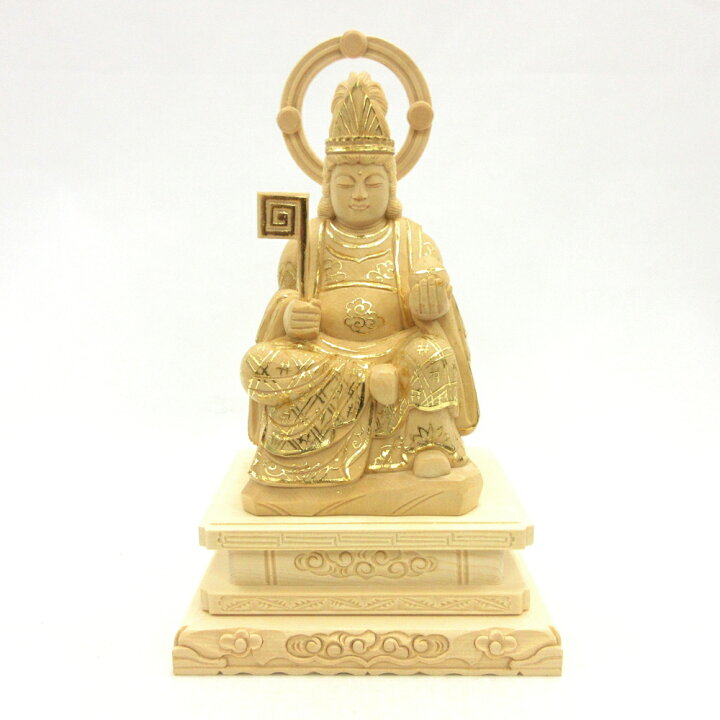 楽天市場】仏像 七面天女 座像 3.0寸 桧木切金 七面大明神 日蓮宗 七面 