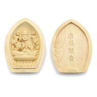 仏像 懐中仏/香合仏 准胝観音 柘植 お守り