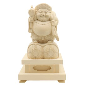 仏像 大黒天 俵座 30cm 桧木 七福神 大黒様 置物 大黒天像 ぶつぞう ひのき 桧 お洒落 木製オブジェ 木彫りの仏像 外国人 喜ぶ 日本のお土産 土産 お土産 日本 オブジェ 飾り 置物 インテリア 高級 仏壇用品 仏壇 木 木製 木の置物 プレゼント 贈り物