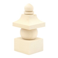 仏具 五輪塔 10cm 桧木