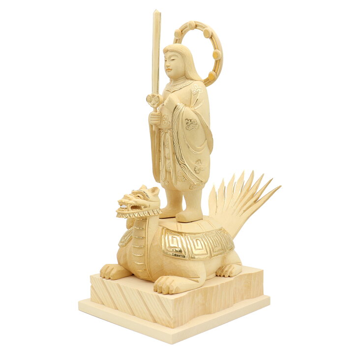 修縁堂】貴重 切金 仏像 北辰妙見菩薩立像 木彫仏教 工芸品Amazon.co 