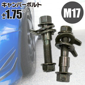 AZ製 フロント用 キャンバーボルト M17 調整幅 ±1.75° トヨタ ヴォクシーハイブリッド ZWR80G 亜鉛メッキ処理 2本セット