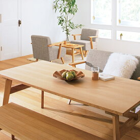 少し低めの天然木ダイニングテーブル 天板高さ65cm 160×80 4人掛け アッシュ 長方形テーブル テーブル 食卓テーブル カフェテーブル 北欧 食卓 長机『ちょとオシャレ家具』東谷 RTO-745T
