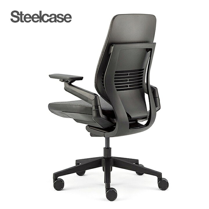楽天市場】Steelcase Gesture シェルバック型 442A30BB ブラックシェル 