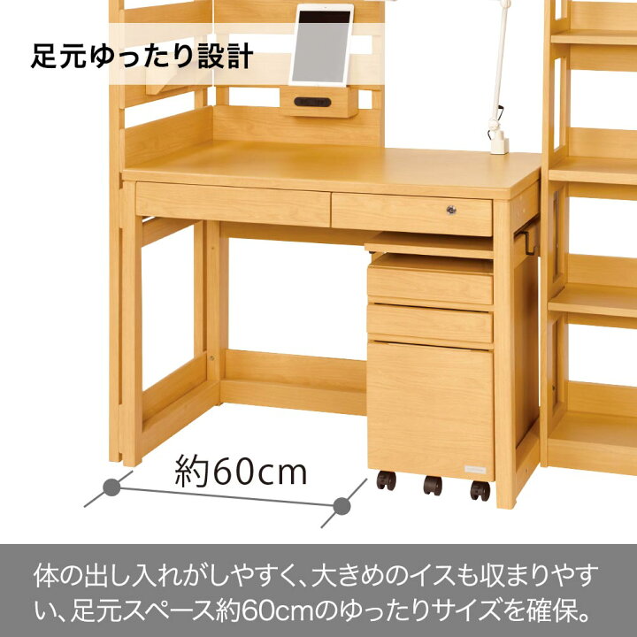 楽天市場】パネル付学習机 [ デスク+ワゴン ] デスクマットプレゼント 