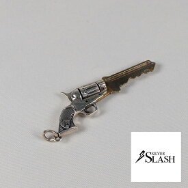 SILVER SLASH キーボルバー 鍵 銃 レボルバー SV950 シルバー 個性的 実用的 シルバー アクセサリー ペンダントトップ ネックレストップ スラッシュ