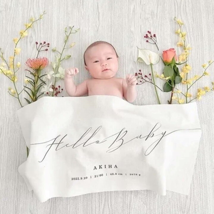 楽天市場】【 Birth tapestry - Hello Baby - 】命名書 ニューボン 