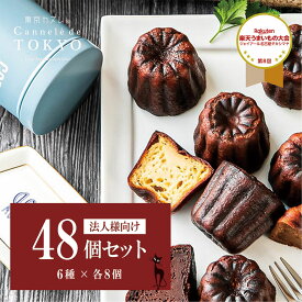 【法人様向け】【東京カヌレ】【48個セット】【送料無料】母の日 洋菓子 詰め合わせ ギフトセット 個包装 ノベルティ 景品 お菓子 送料込み プレゼント ハロウィン