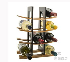 ワインラック ボトルスタンド 木製 ワイン棚 ワイン収納 酒棚 4層 おしゃれ 12本用 大容量 組立簡単 ナチュラ インテリアワイン 2色 シンプル 高級感 レトロな家の装飾 ワインホルダー ワインスタンド （ワイングラスは含まれません）