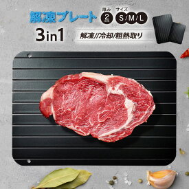 解凍プレート 自然解凍 急速解凍 家庭用 解凍プレートまな板 解凍 プレート まな板 業務用 冷凍食品 肉 刺身 省エネ アルミ 粗熱取りプレート スピード 時短 便利グッズ 食品 電気不要 冷凍食品対応 解凍ツール 食品解凍 お祝い ギフト