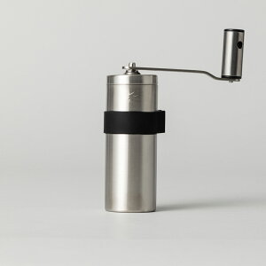 コーヒーミル Coffee Mil シルバー ? 手動コーヒーミル 手挽きコーヒー 手動 コーヒー豆挽き コーヒーまめひき機 珈琲ミル アウトドア キャンプ 水洗い可能 お祝い 贈り物 新生活 ギフト プレゼ