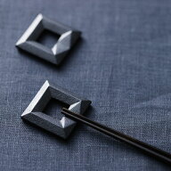 箸置き2Pセット 四角 桐箱入り