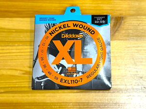 D'Addario EXL110-7 NICKEL WUOND REGULAR LIGHT 7-STRING (.010 - .059) yGLM^[zy7pzy䂤pPbgz ylXANZT[tA݌ɕiz