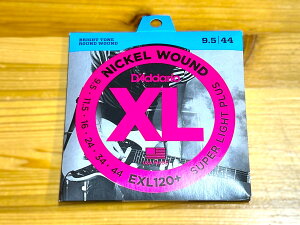 D'Addario EXL120+ NICKEL WUOND SUPER LIGHT PLUS (.0095 - .044) yGLM^[zy䂤pPbgz ylXANZT[tA݌ɕiz