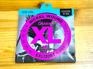 D'Addario EXL120BT NICKEL WUOND BALANCED TENSION SUPER LIGHT (.009 - .040) 【エレキギター弦】【ゆうパケット】 【横浜店アクセサリーフロア在庫品】