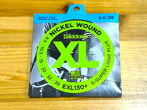 D'Addario EXL130+ NICKEL WUOND EXTRA-SUPER LIGHT PLUS (.0085 - .039) 【エレキギター弦】【ゆうパケット】 【横浜店アクセサリーフロア在庫品】
