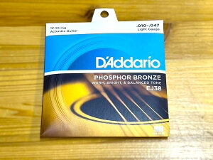 D'Addario EJ38 PHOSPHOR BRONZ 12-STRING / LIGHT yAR[XeBbNM^[zy12pzy䂤pPbgz ylXANZT[tA݌ɕiz