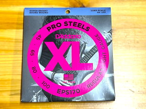 D'Addario EPS170 PROSTEELS WUOND REGULAR LIGHT (.045 - .100) yGLx[Xzy䂤pPbgz ylXANZT[tA݌ɕiz
