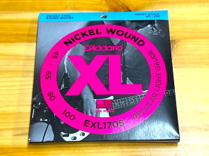 D'Addario EXL170S NICKEL WUOND REGULAR LIGHT/SHORT SCALE (.045 - .100) yGLx[XzyV[gXP[pzy䂤pPbgz ylXANZT[tA݌ɕiz