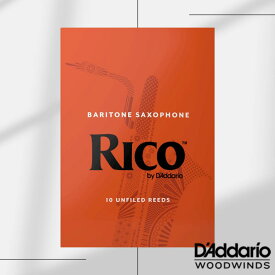 D'Addario Woodwinds RICO BY D'ADDARIO BARITONE SAXOPHONE REEDS 【ダダリオ/リコ】【リード】【オレンジ / 赤箱】【バリトンサックス 用】【アンファイルド】【10枚入り】【新品】【管楽器専門店】【Wind Nagoya】