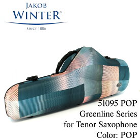 《即納可能！》Jakob Winter 51095-POP Greenline for TenorSax 【新品】 【ヤコブ・ヴィンター】【サックスケース】【テナーサックス用】【グリーンライン】【カラー：ポップ】【ドイツ製】【横浜店】【WIND YOKOHAMA】