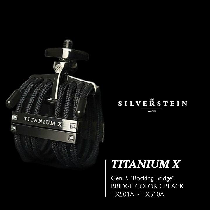 楽天市場】SILVERSTEIN / TITANIUM X Gen. 5 BRIDGE COLOR : BLACK 