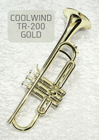 【在庫あり！】Cool Wind[クールウインド]TR-200 Gold[ゴールド]プラスチック製トランペット【新品】【町田店】
