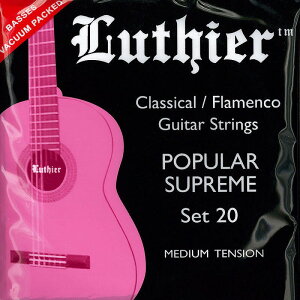 Luthier �y�l�R�|�Xor �䂤�p�P�b�g�Ώۏ��i�z���V�G�[�� LU-20 [POPULAR SUPREME - MEDIUM TENSION]�y���{���{�X2F�݌ɕi�z