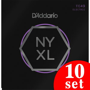 D'Addario NYXL1149 Medium (11-49) �s�G���L�M�^�[���t �y���������z�y������10�p�b�N�Z�b�g�z