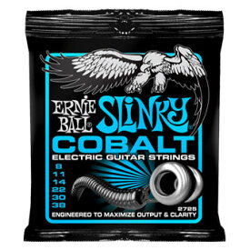 ERNIE BALL #2725 Cobalt Slinky Guitar Strings Extra (08-38)《エレキギター弦》アーニーボール/コバルトスリンキー 【ネコポス】【次回入荷分ご予約受付中】【ONLINE STORE】