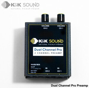 K&K Sound Dual Channel Pro Preamp (�s�b�N�A�b�v�p�v���A���v) �yONLINE STORE�z