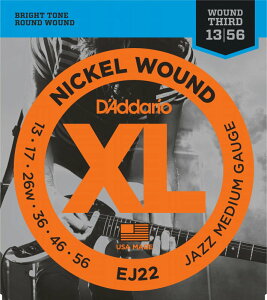 D'Addario EJ22 Nickel Wound, Jazz Medium, 13-56 sGLM^[t __I ylR|Xz