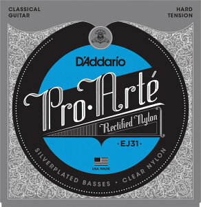 D'Addario EJ31 Classics Rectified Trebles, Hard Tension�s�N���V�b�N�M�^�[���t �y�l�R�|�X�z