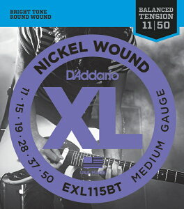 D'Addario EXL115BT XL Balanced Tension (11-50)《エレキギター弦》【10セット】