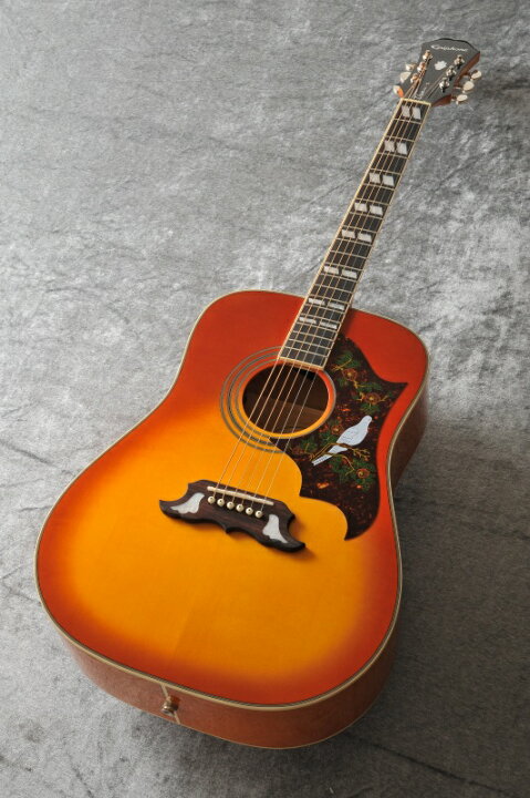 楽天市場】Epiphone Dove Studio(Violin Burst)[EEDVVBNH1](送料無料 