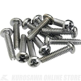 Fender Pickup and Selector Switch Mounting Screws (12本) (Chrome)《パーツ/ねじ》【ご予約受付中】【ONLINE STORE】