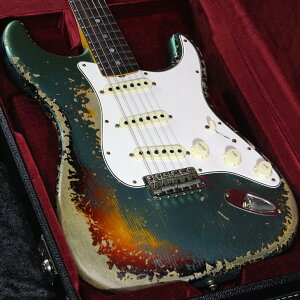Fender Custom Shop 1965 Stratocaster S.H.Relic S.Faded Sherwood Metallic on 3-Color Sunburst #CZ585798�y3.65kg�z�y�����~�[�i�V�_�X�z